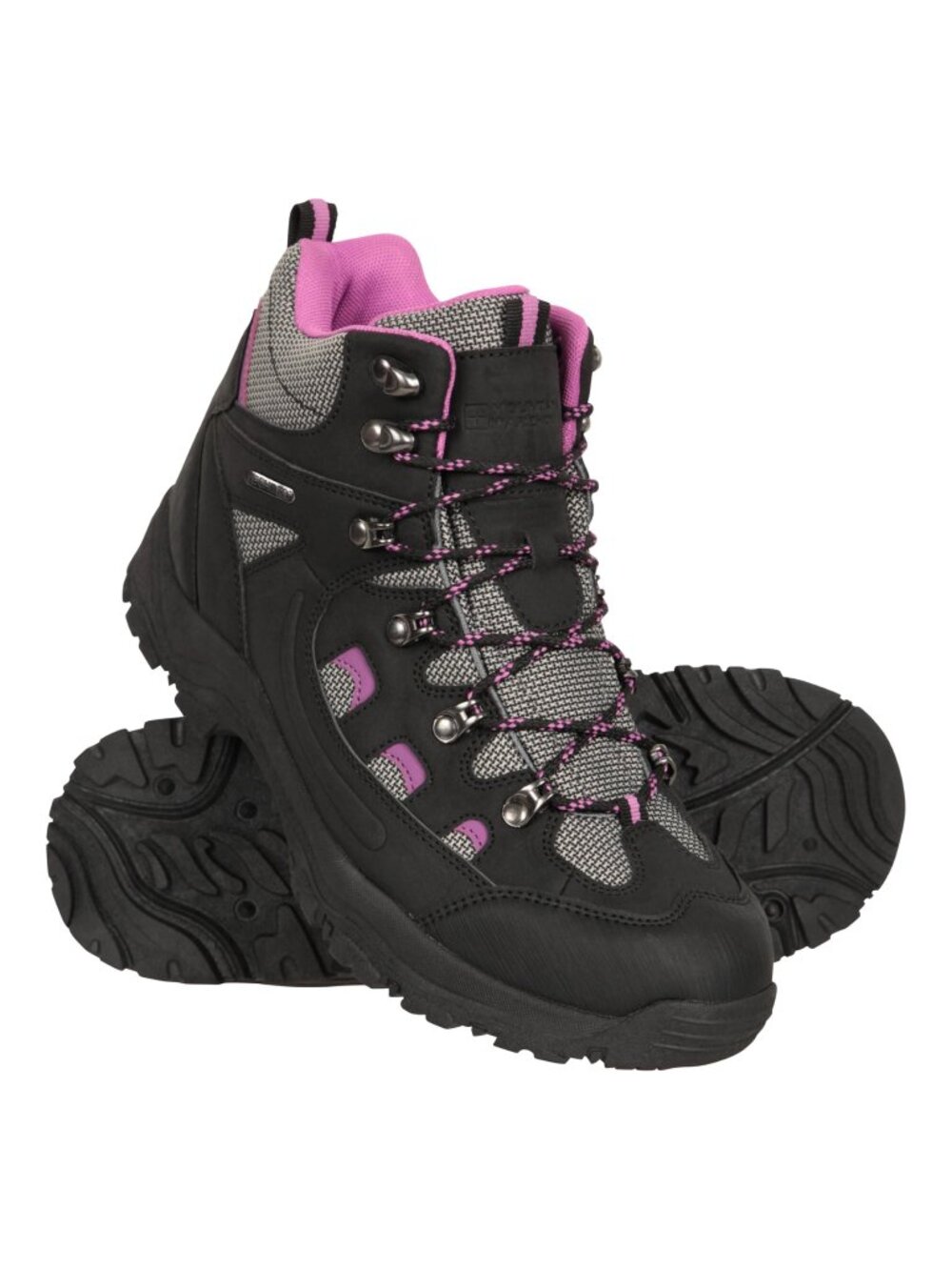 🆕 Adventurer Womens Waterproof Hiking Boots - Walking Shoes - Black